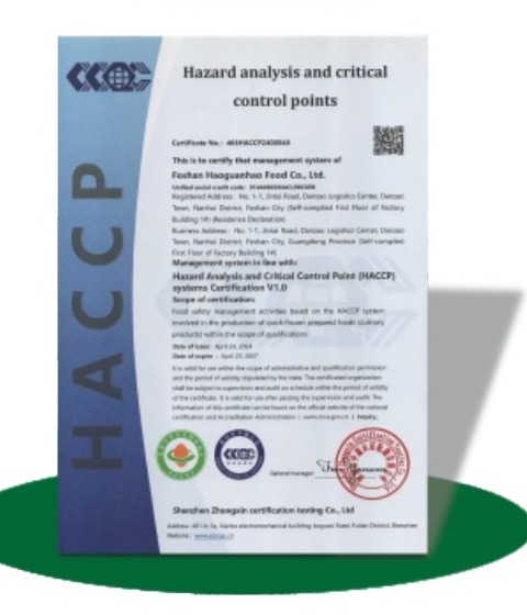 HACCP体系文件(英文)