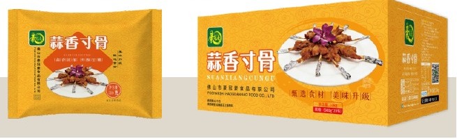 蒜香寸骨包装展示