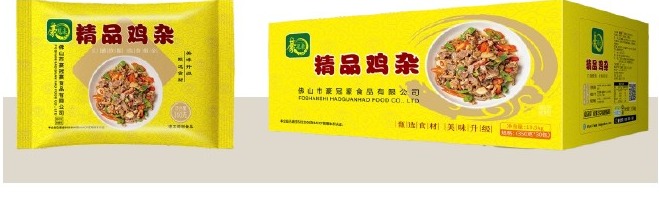 精品鸡杂包装展示